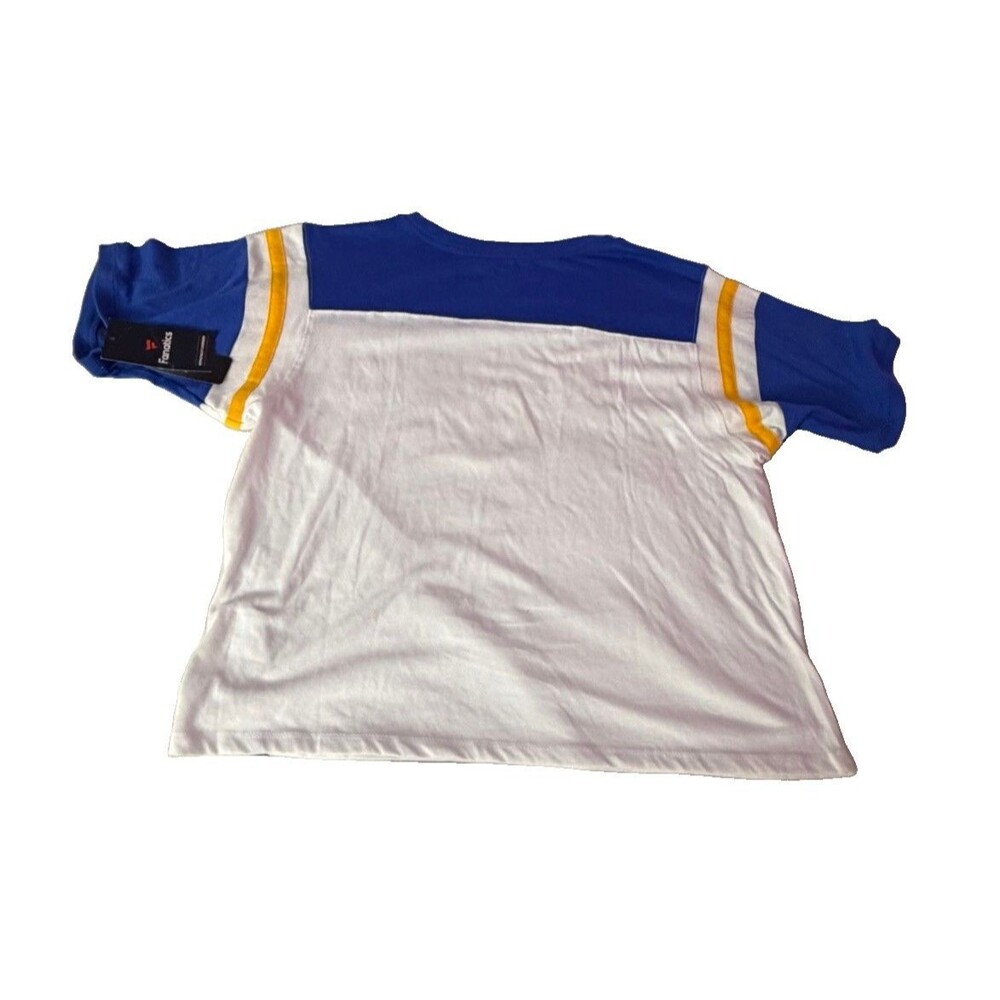 Fanatics Los Angeles Rams Women’s T-Shirt Large Colorblock NFL Football - Picture 7 of 7